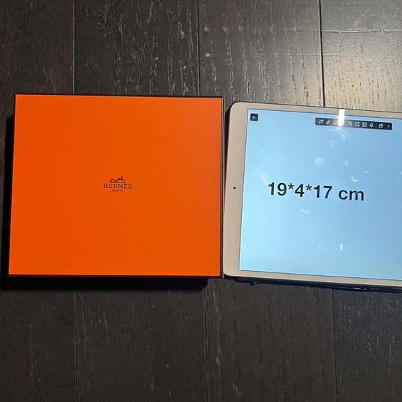 Hermes small empty box case decoration storage orange - Picture 1 of 11